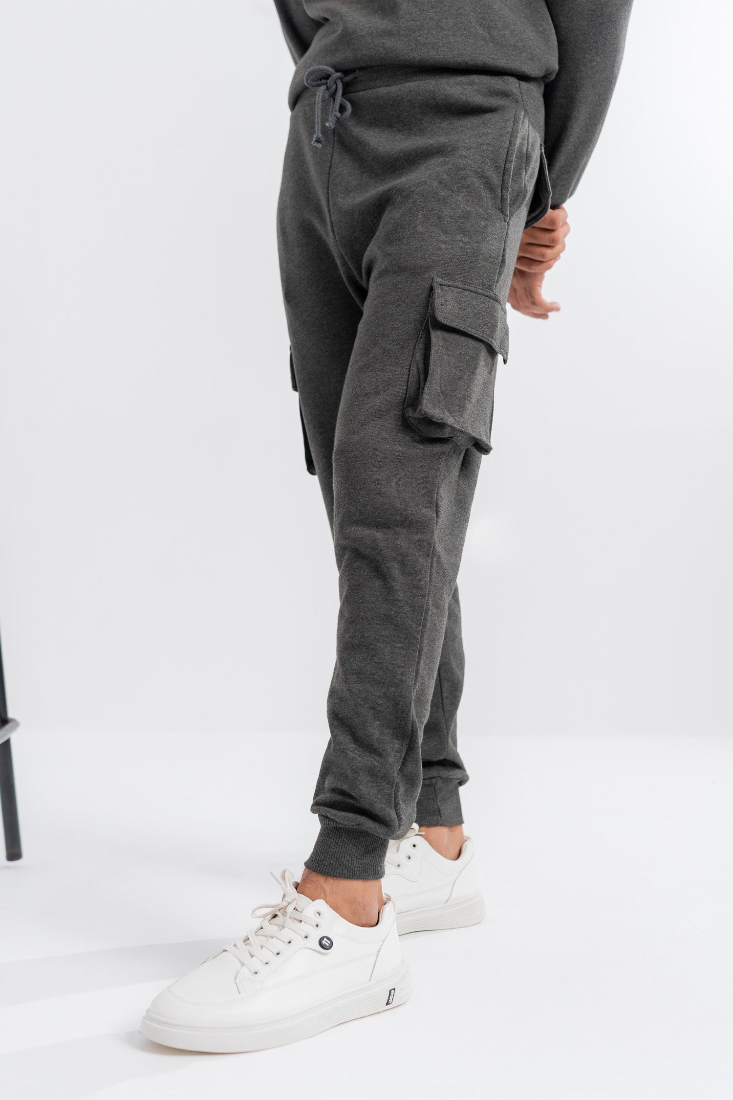 Grey Jogger Trousers - Hustle N Holla