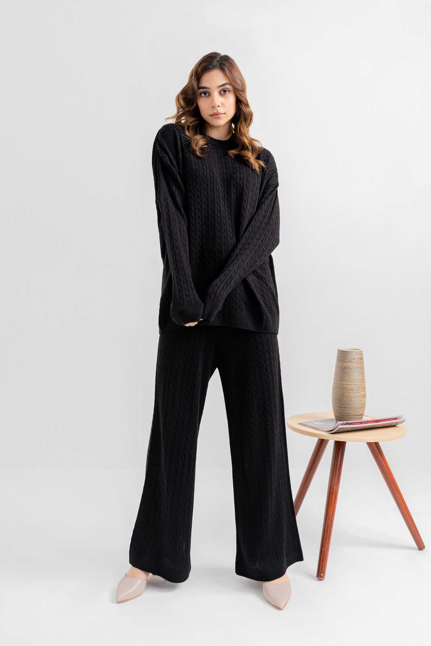 Black Co-ord Set - Hustle N Holla