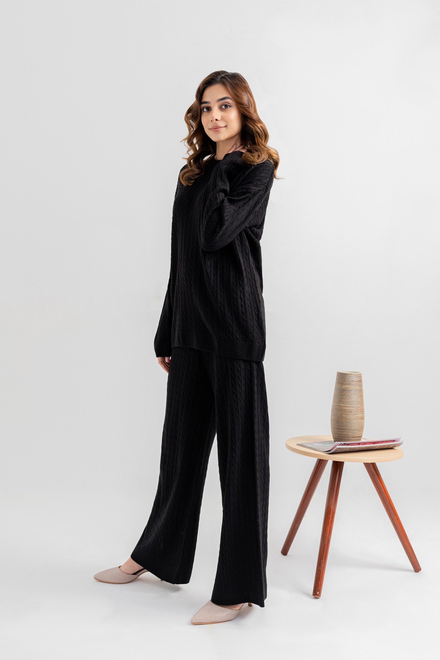 Black Co-ord Set - Hustle N Holla