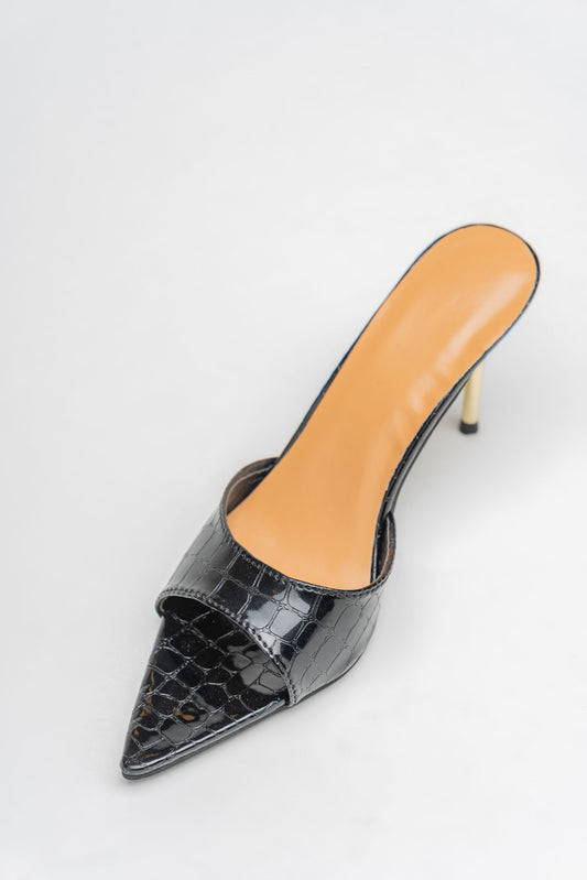 Croc Pointed Toe High Heels (Copy) (Copy) - Hustle N Holla