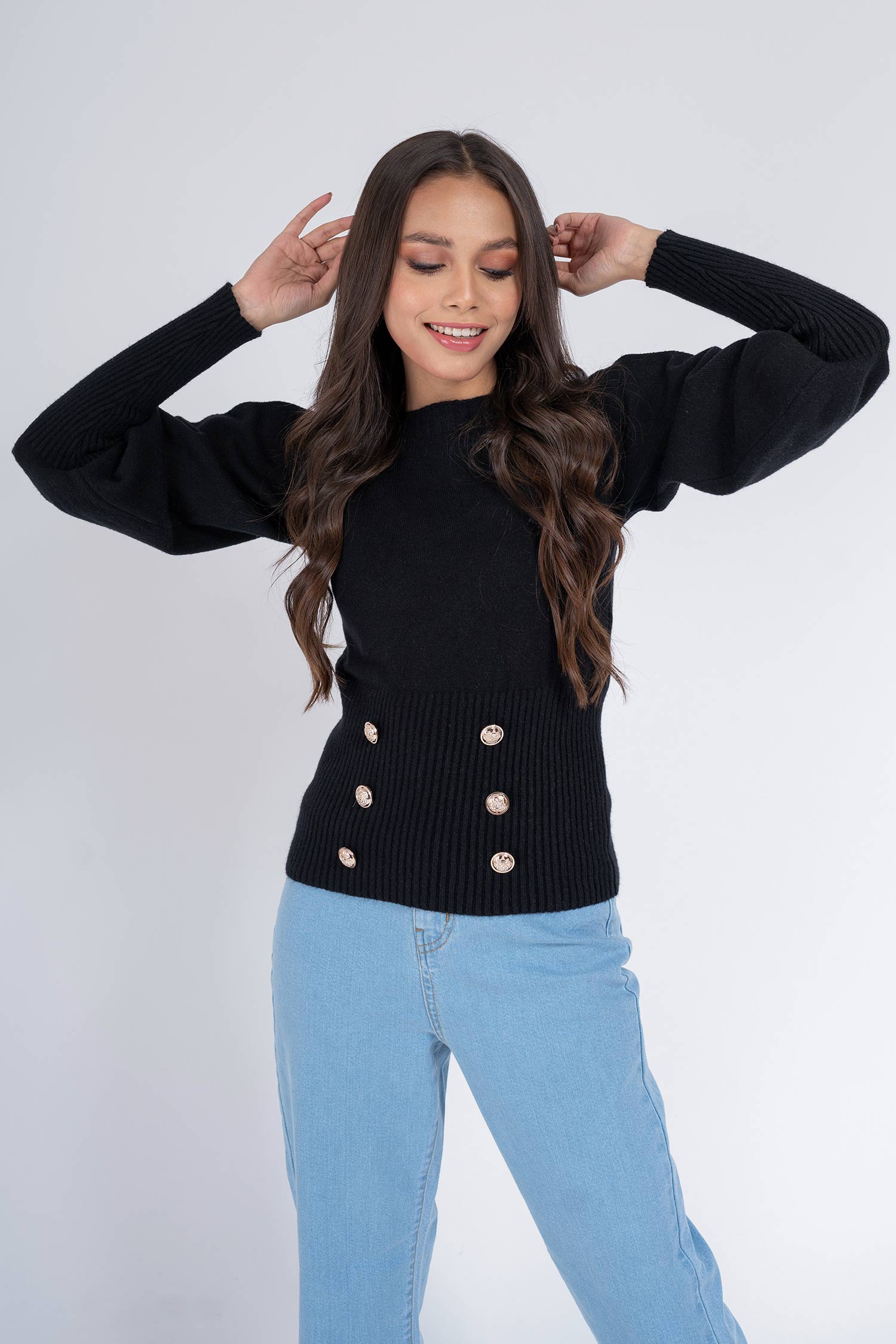 HNH Karlie Black Jumper