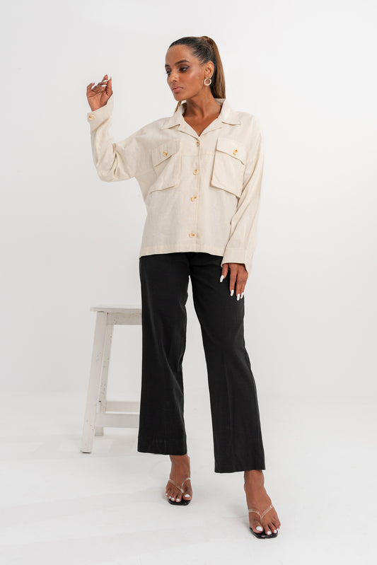 Black Straight Fit Trouser - Hustle N Holla