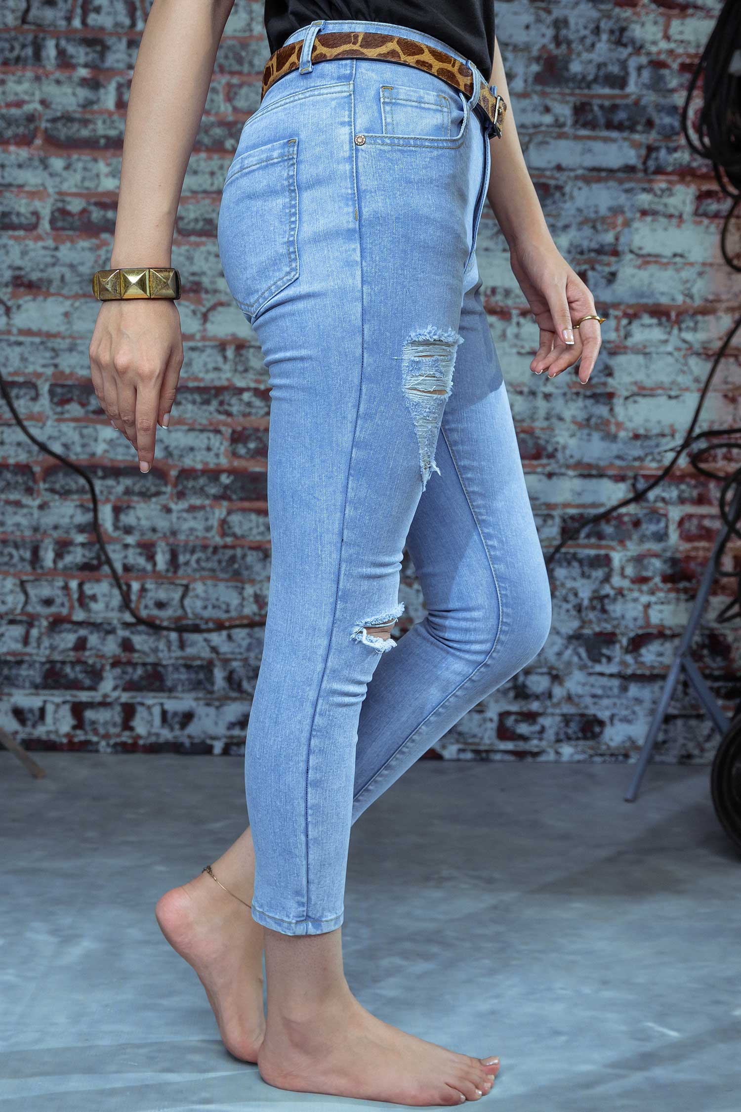 Electropop Lightwash Minor Fault Jeans - Hustle N Holla