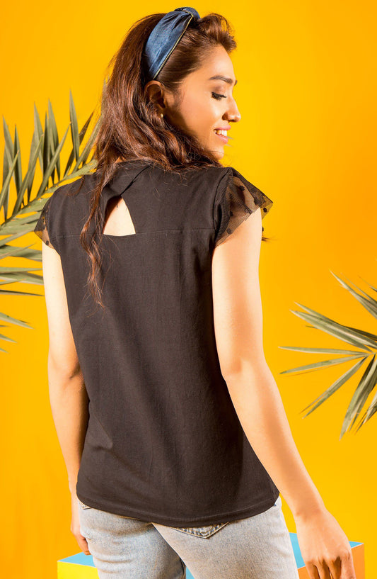 HNH Black Dahlia Minor Fault Top - Hustle N Holla