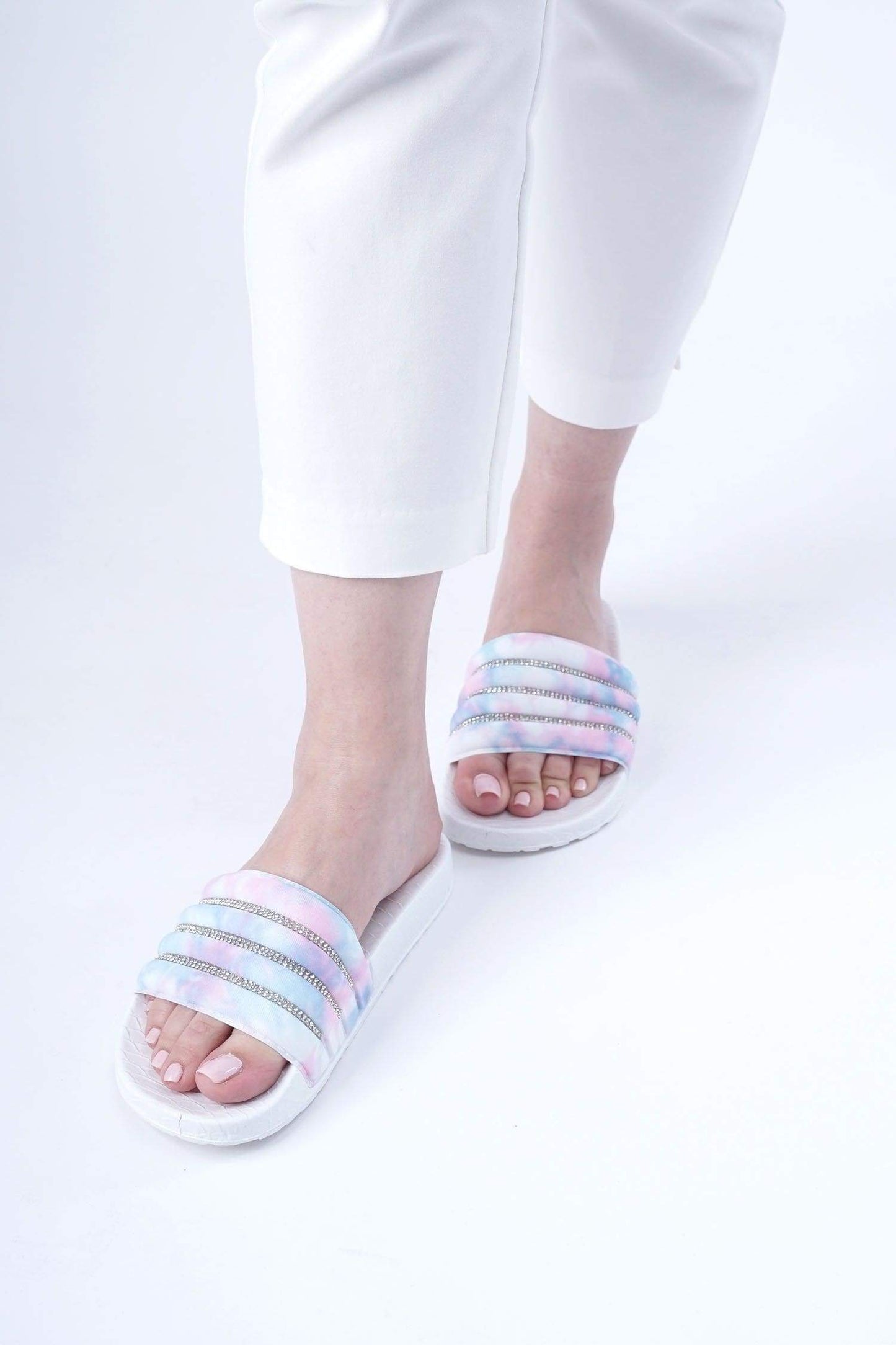 White Isabelle Flats - Hustle N Holla
