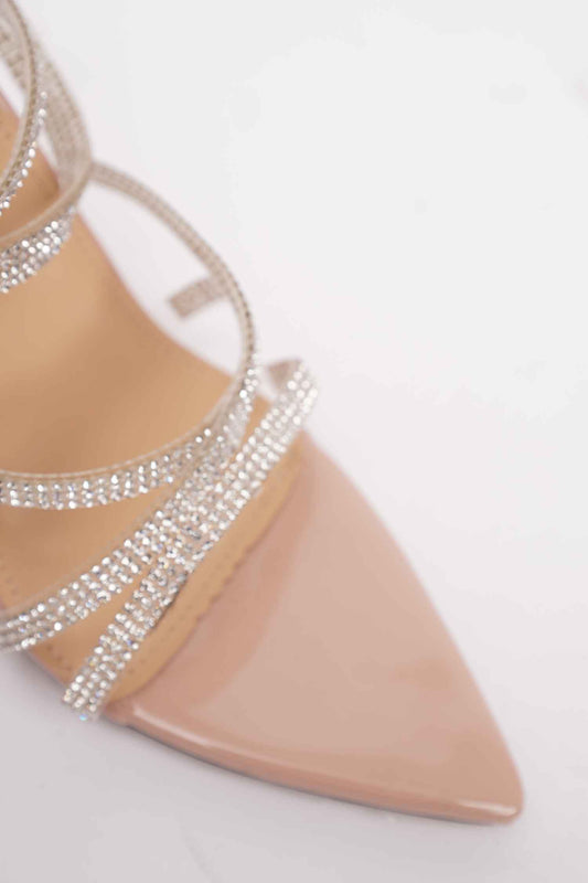 Jazz It Up Beige Heels - Hustle N Holla