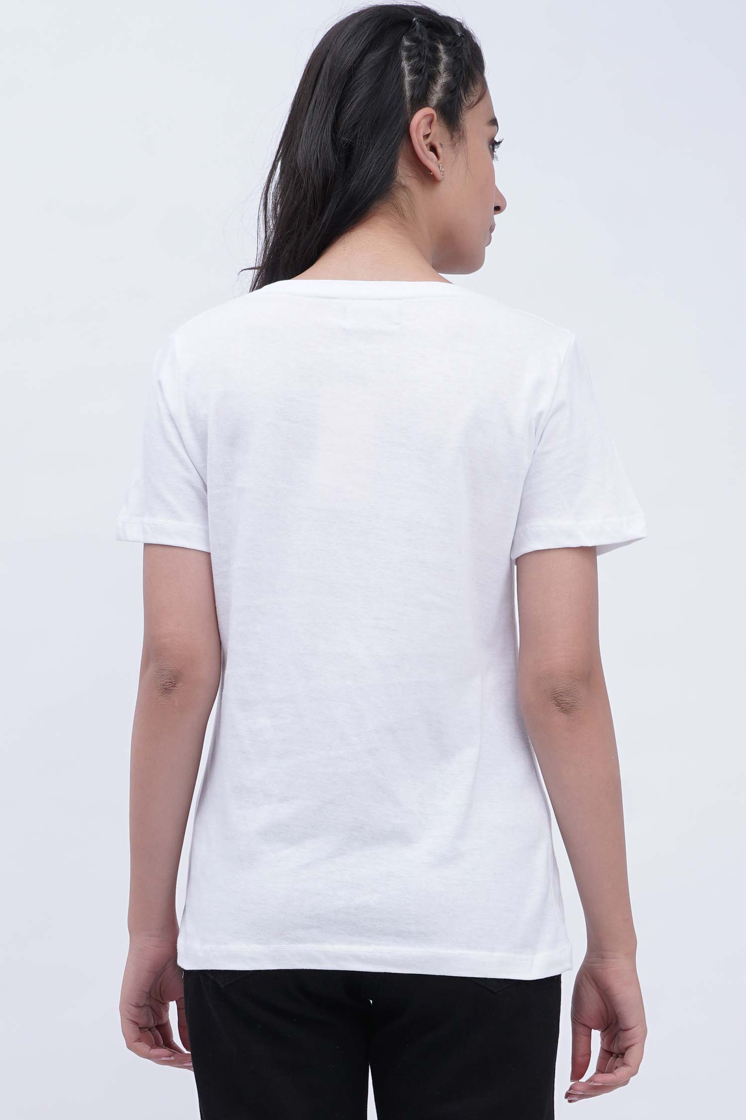 Luna Slogan White T-Shirt - Hustle N Holla