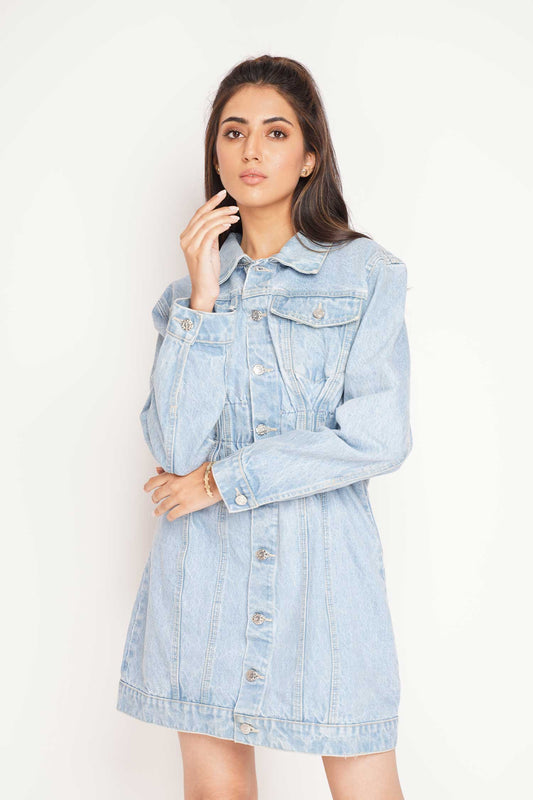 HNH Madonna Denim Dress - Hustle N Holla