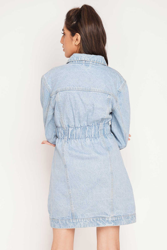HNH Madonna Denim Dress - Hustle N Holla