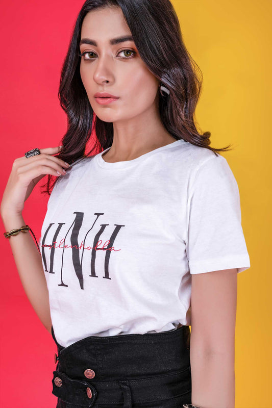 HNH Magnolia Logo Minor Fault Tee - Hustle N Holla