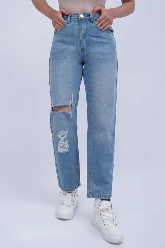 Juniper Blue Lightwash Jeans - Hustle N Holla
