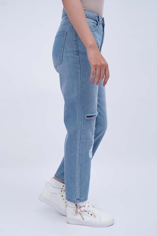 Juniper Blue Lightwash Jeans - Hustle N Holla