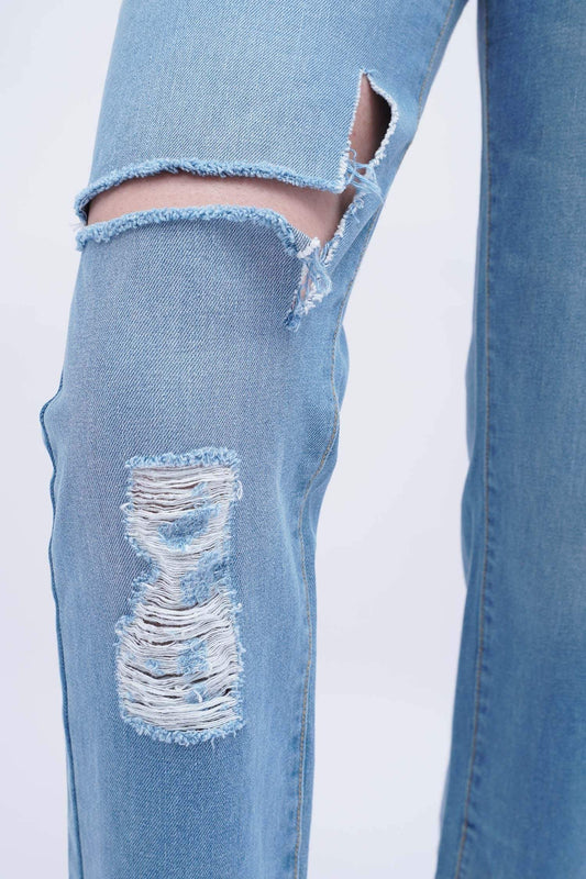 Juniper Blue Lightwash Jeans - Hustle N Holla