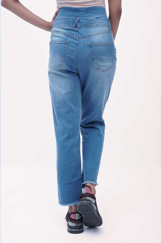 Kaia Distressed Minor Fault Jeans - Hustle N Holla