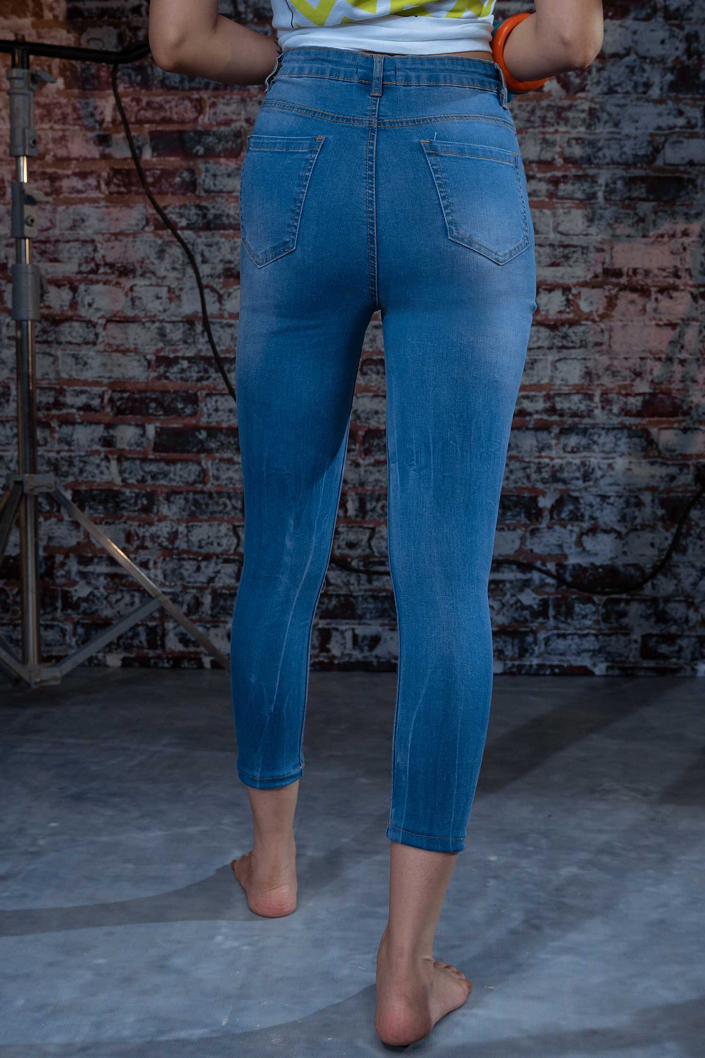 Ophelia Distressed Minor Fault Jeans - Hustle N Holla